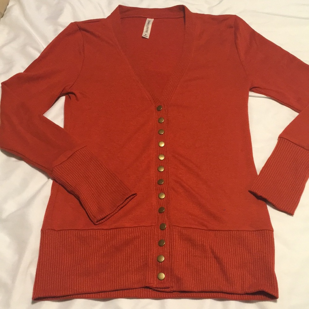 Snap button cardigan